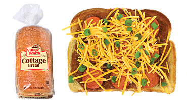 Village Hearth Chili Dog Sandwichon Cottage Bread