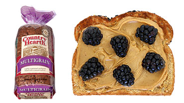 Country Hearth Oatmeal and Raisin on Maple Burst Breakfast Bread