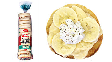 Country Hearth Tapioca & Banana on Light English Muffin