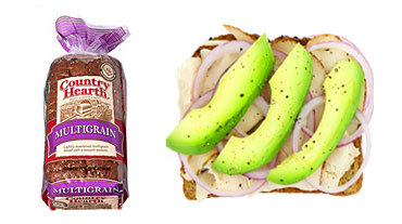 Country Hearth Turkey, Onion, Avocado on Multigrain